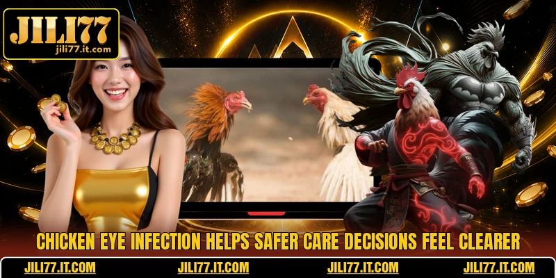 Chicken eye infection