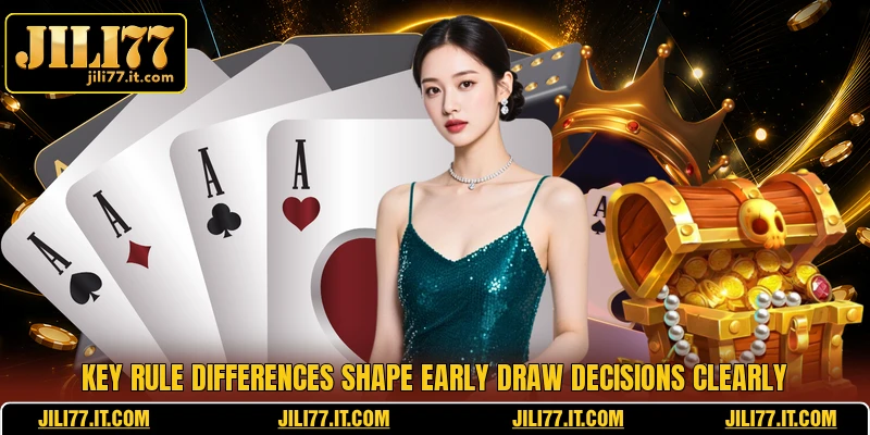 Key rule differences shape early draw decisions clearly