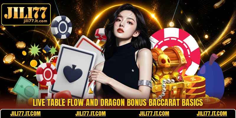 Live table flow and Dragon Bonus Baccarat basics
