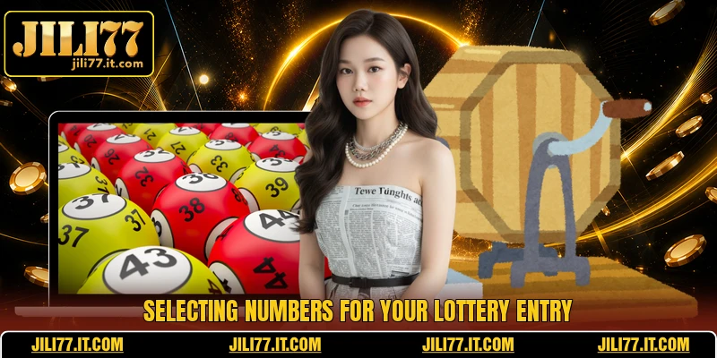 Selecting numbers for your lottery entry